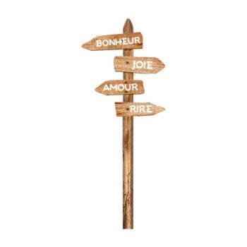 Premium quality wall stickers Directional sign W 48 x H 120 cm