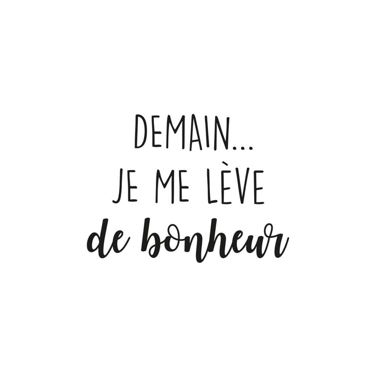 Premium quality wall stickers "Tomorrow...happiness" W 47.0 x H 34.5 cm