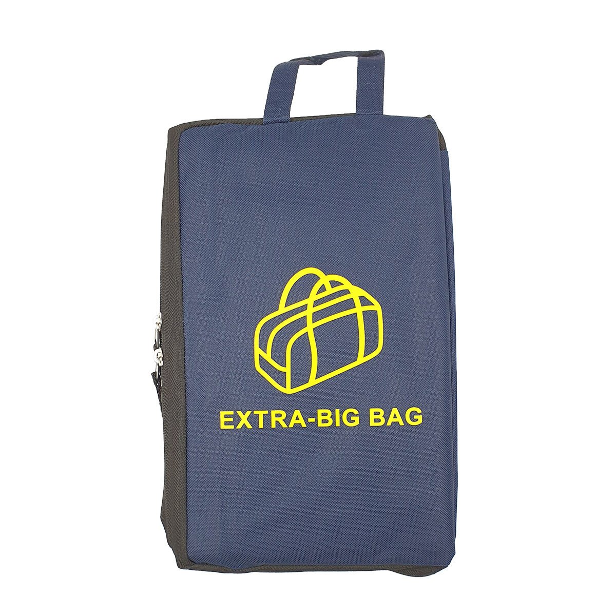 Sac de voyage pliable en polyester et PVC L 67 x l 19 x H 34 cm déplié noir avec 1 poche avant, 2 poignées et 1 bandoulière