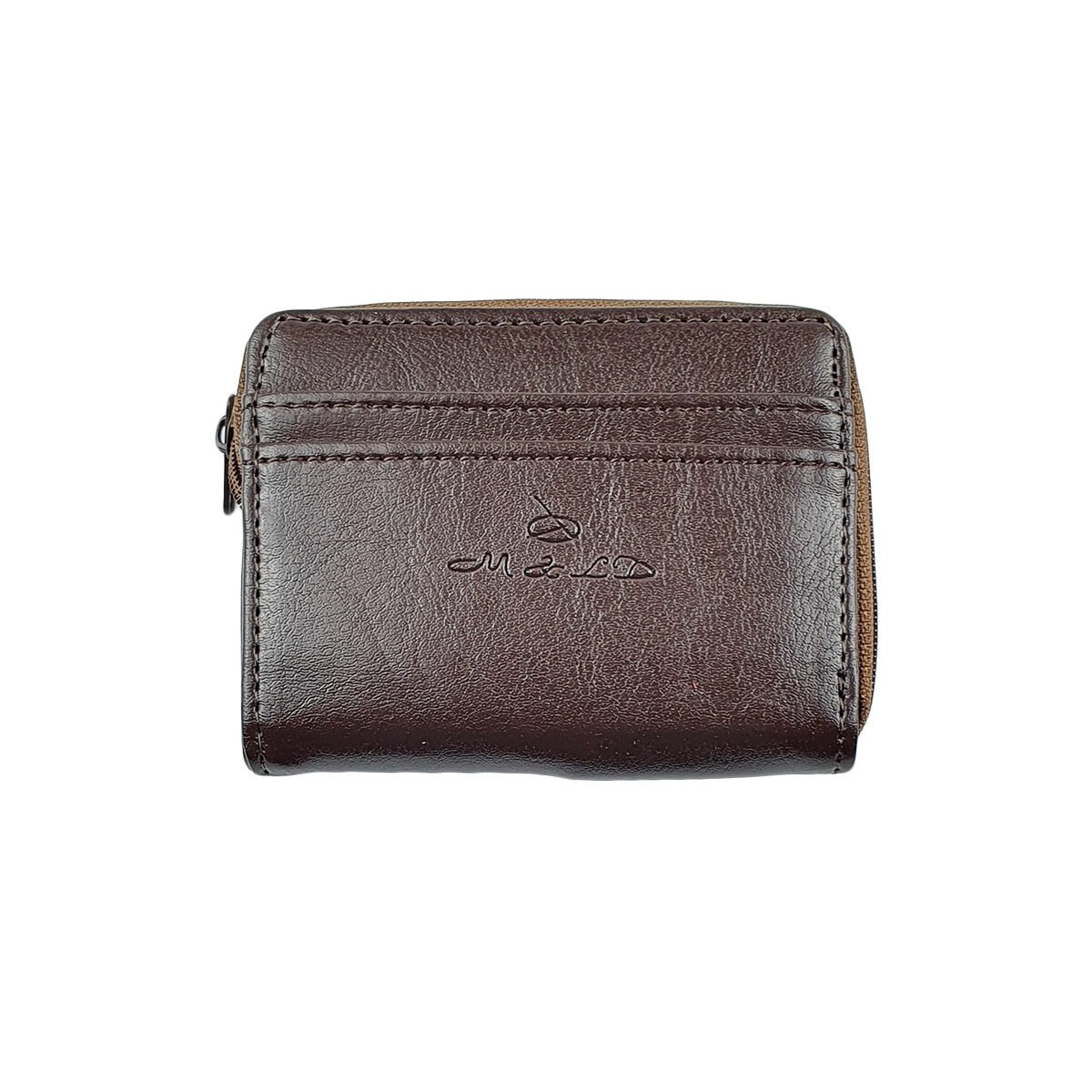 Porte-monnaie synthétique L 10 x l 2 x H 8 cm avec 4 poches dont 1 à 4 compartiments et 1 anneau à clés M & LD