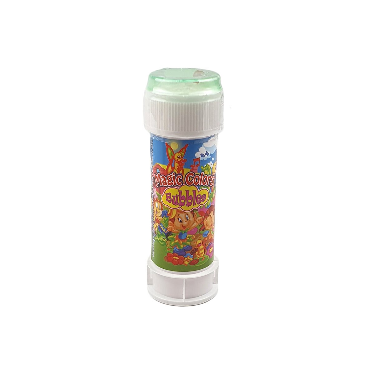Tube de bulles de savon 60 ml avec bâton de soufflage et jeu de labyrinthe sur le couvercle