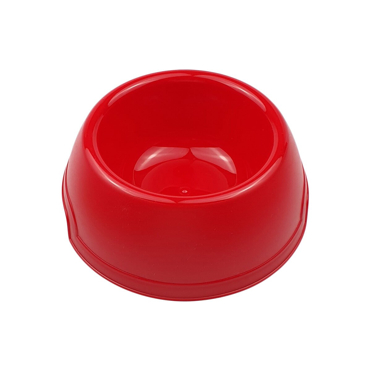 Gamelle ronde en plastique D 17 x H 7 cm pour chien et chat
