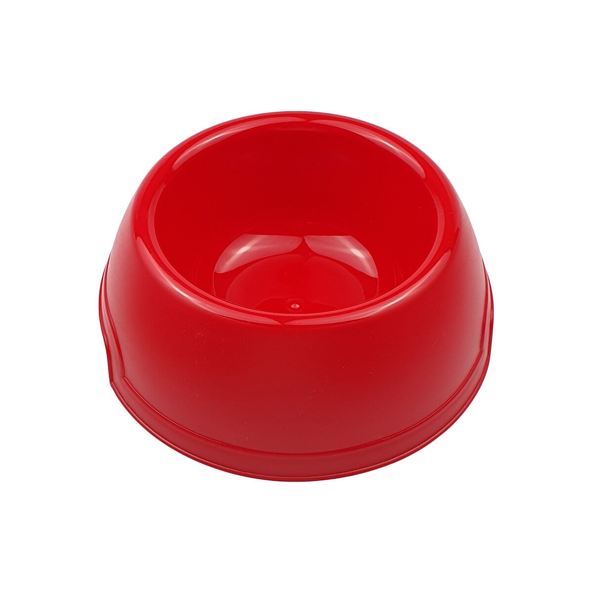 Round plastic bowl D 21 x H 8 cm for dogs and cats