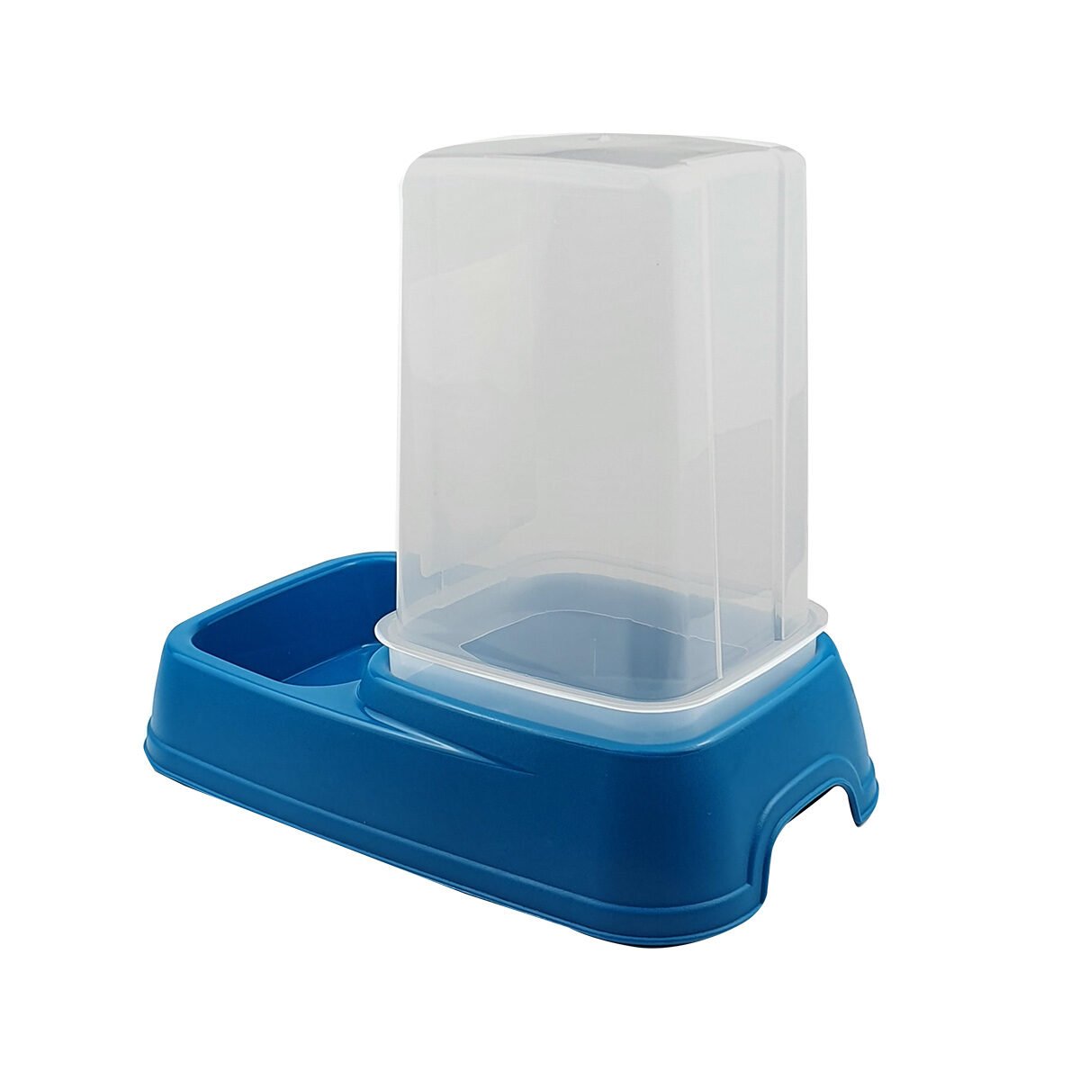 2-in-1 plastic water or kibble dispenser L 32 x W 19 x H 28 cm for dogs and cats
