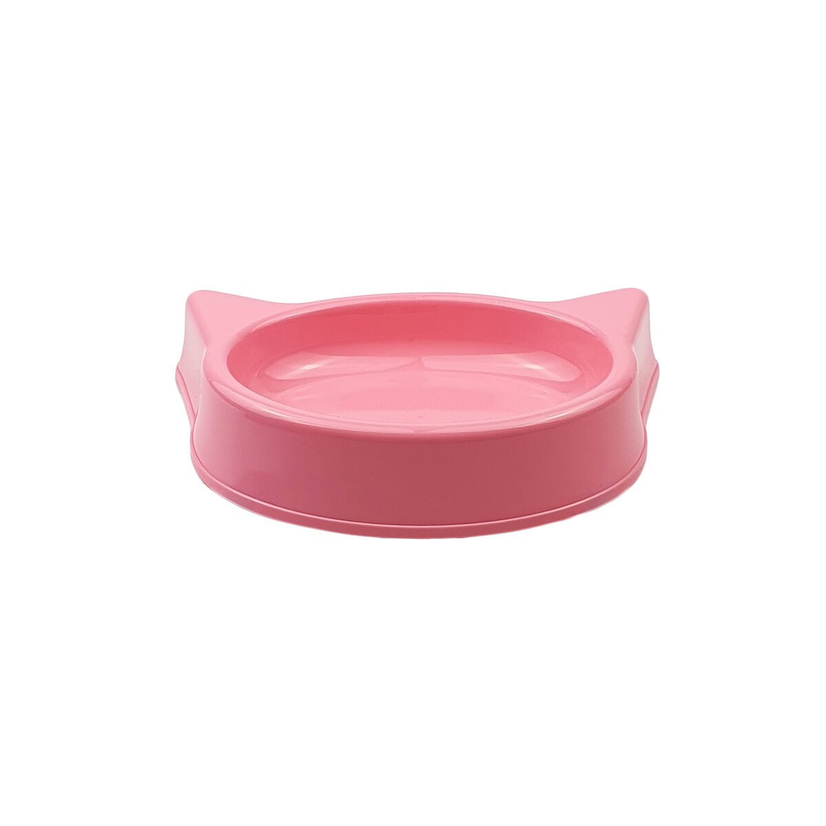 Plastic cat head bowl L 20 x W 13 x H 4 cm for cats