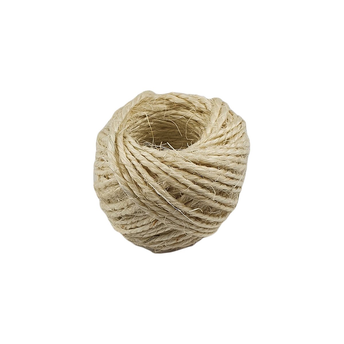 Sisal twine in a ball of about 80 g