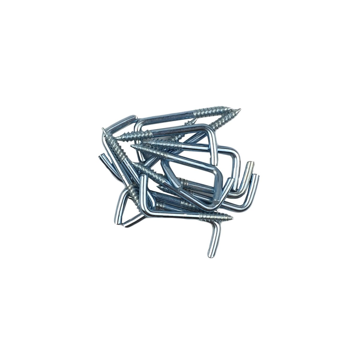 Set of 14 alloy steel screw-on hinges L 50.0 x D 3.9 mm