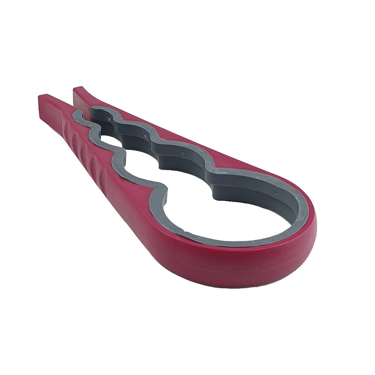 Ouvre-bocal manuel multi-tailles en plastique et silicone à l'intérieur avec des rayures à l'extérieur Cook'concept