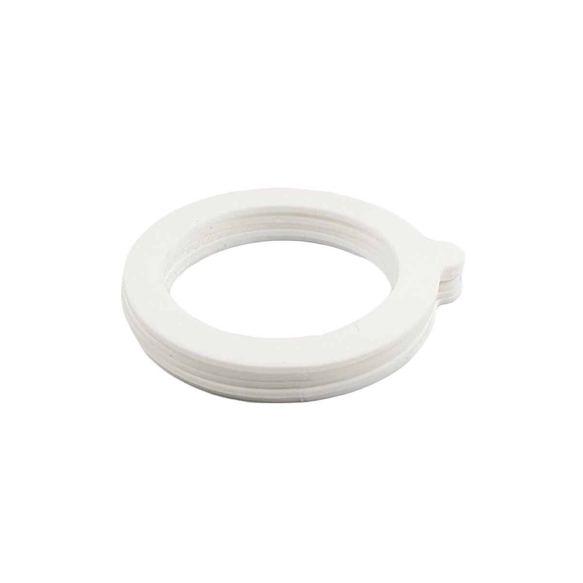 Set of 6 white silicone jar seals D 9.6 cm Maxime Home