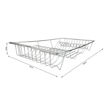 egouttoir vaisselle métal chrome 5€95-2