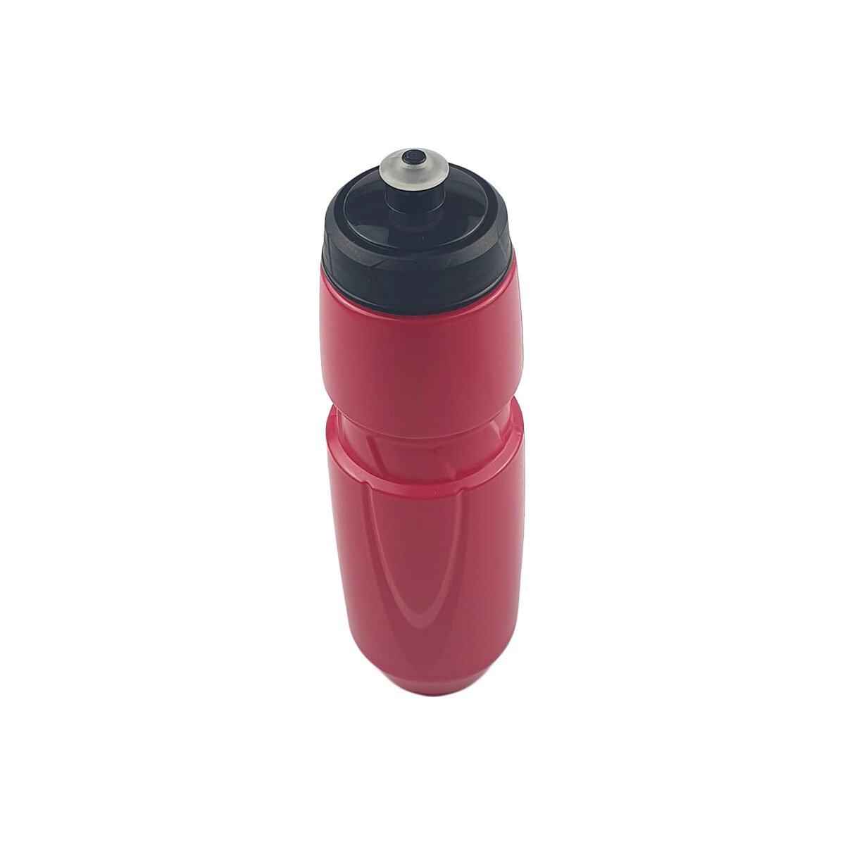Plastic cycling bottle 0.8 l with ergonomic silicone flap