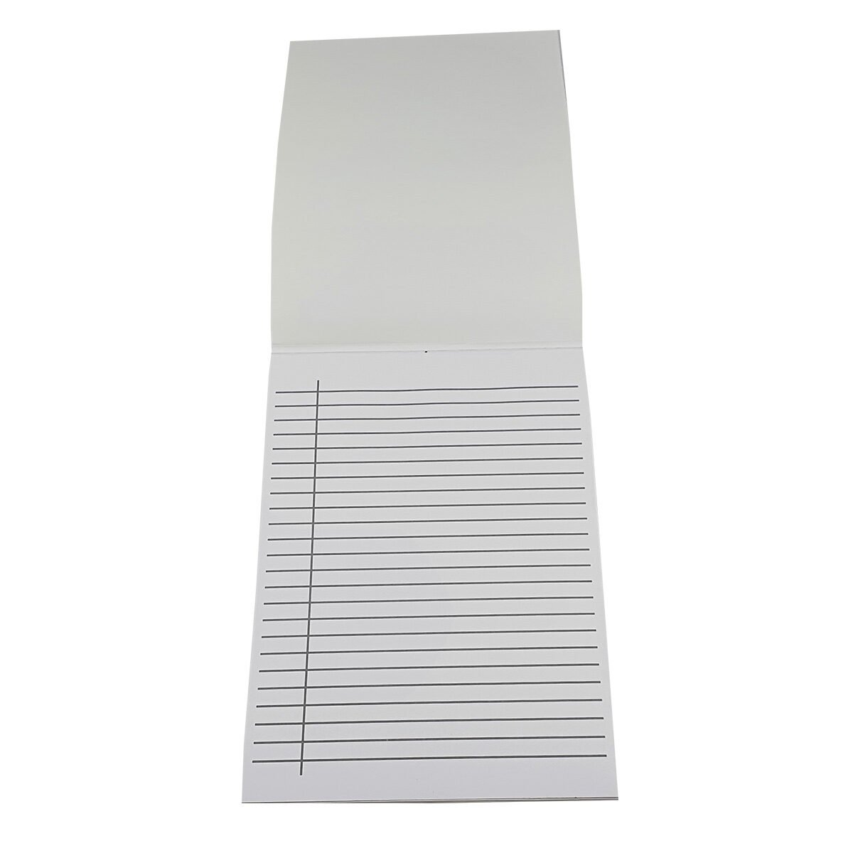 Note pad of 50 white sheets in 80 g W 148 x H 210 cm with 1 lined guide sheet included