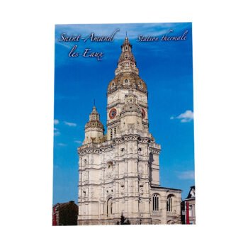 Postcard Abbey tower of Saint-Amand-les-Eaux Cardboard photo W 10.4 x H 15.0 cm