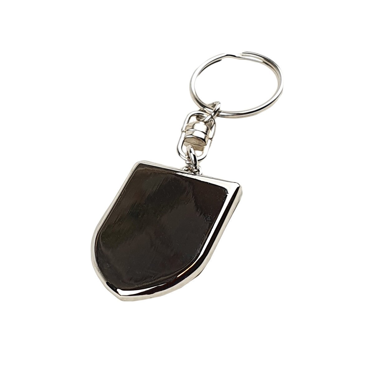 Porte-clé blason Tour abbatiale Saint-Amand-les-Eaux photo en métal l 3.0 x H 8.5 cm