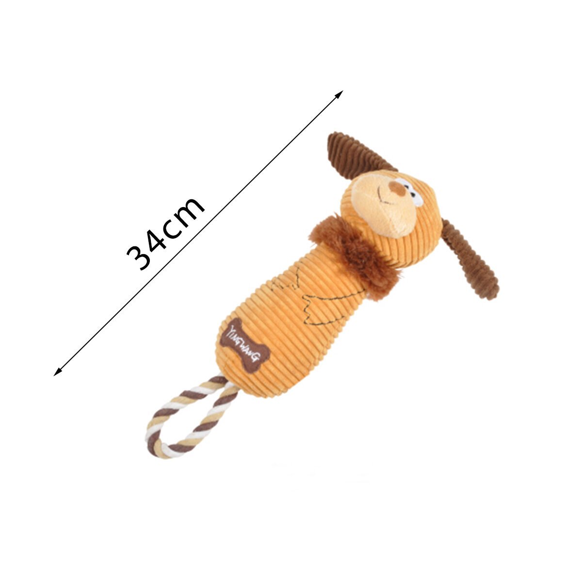 Plush sound dog toy L 34 cm for dog Love Story