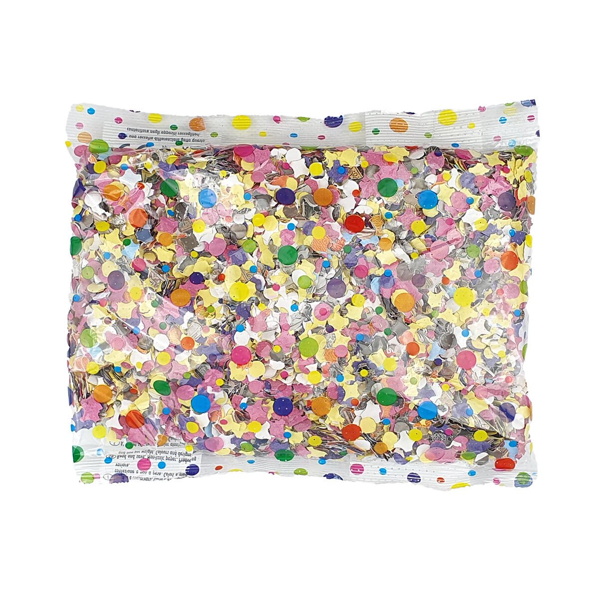 Confettis multicolores en papier 100 g