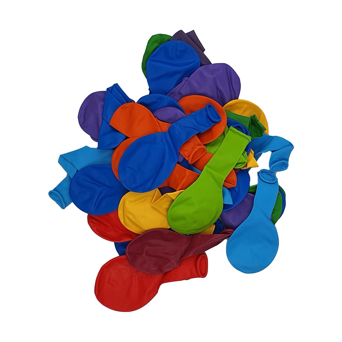 Pack of 50 latex balloons in assorted colors
