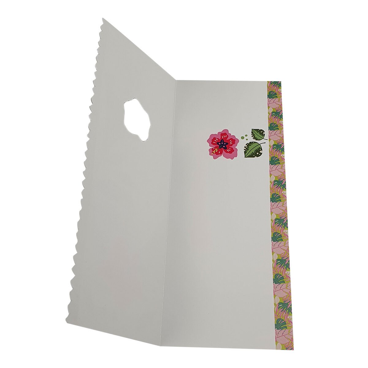 2-fold postcard for birthday L 28.5 X l 11.5 cm folded with Millennium envelope