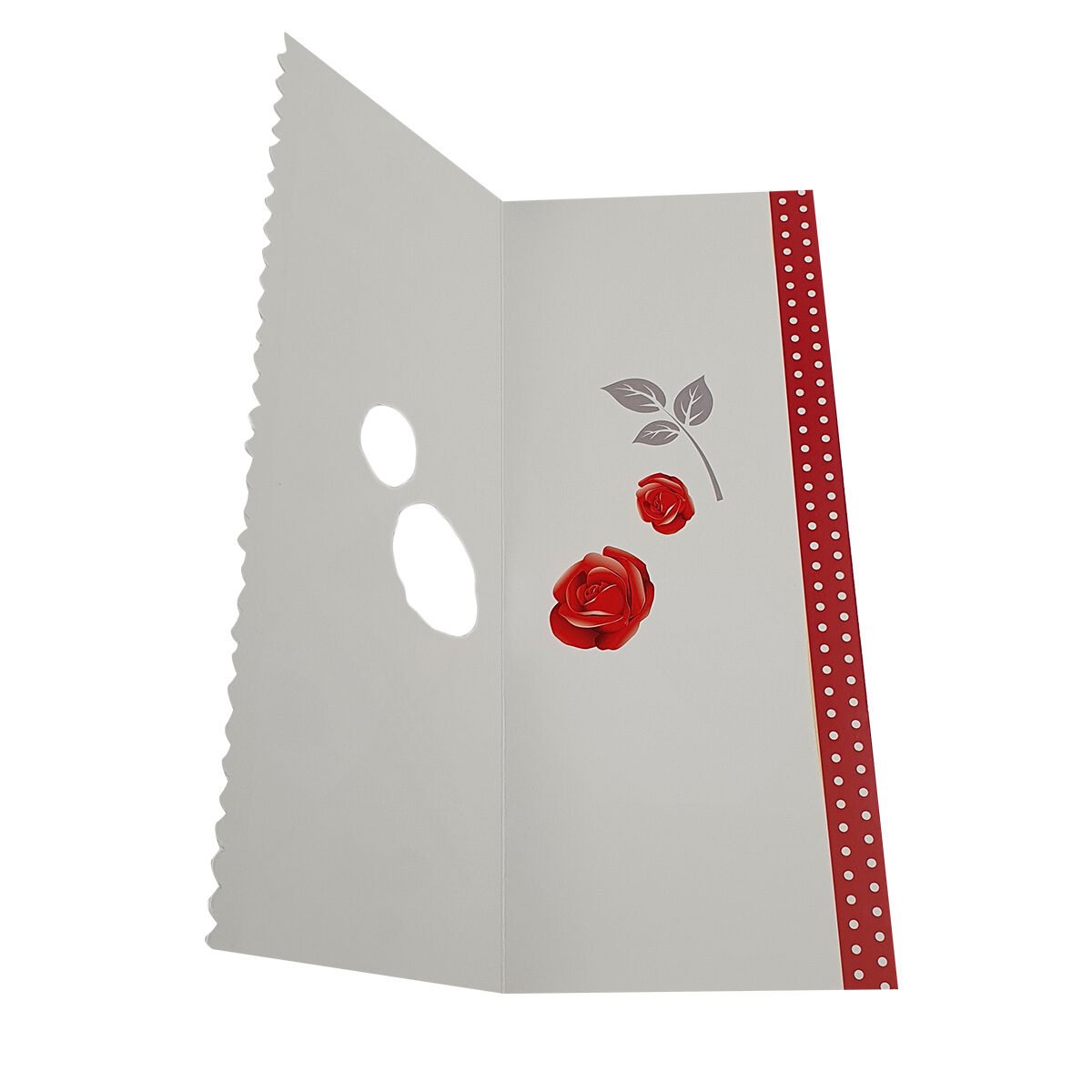 Carte postale 2 volets pour anniversaire de L 28.5 X l 11.5 cm pliée avec enveloppe Millénium