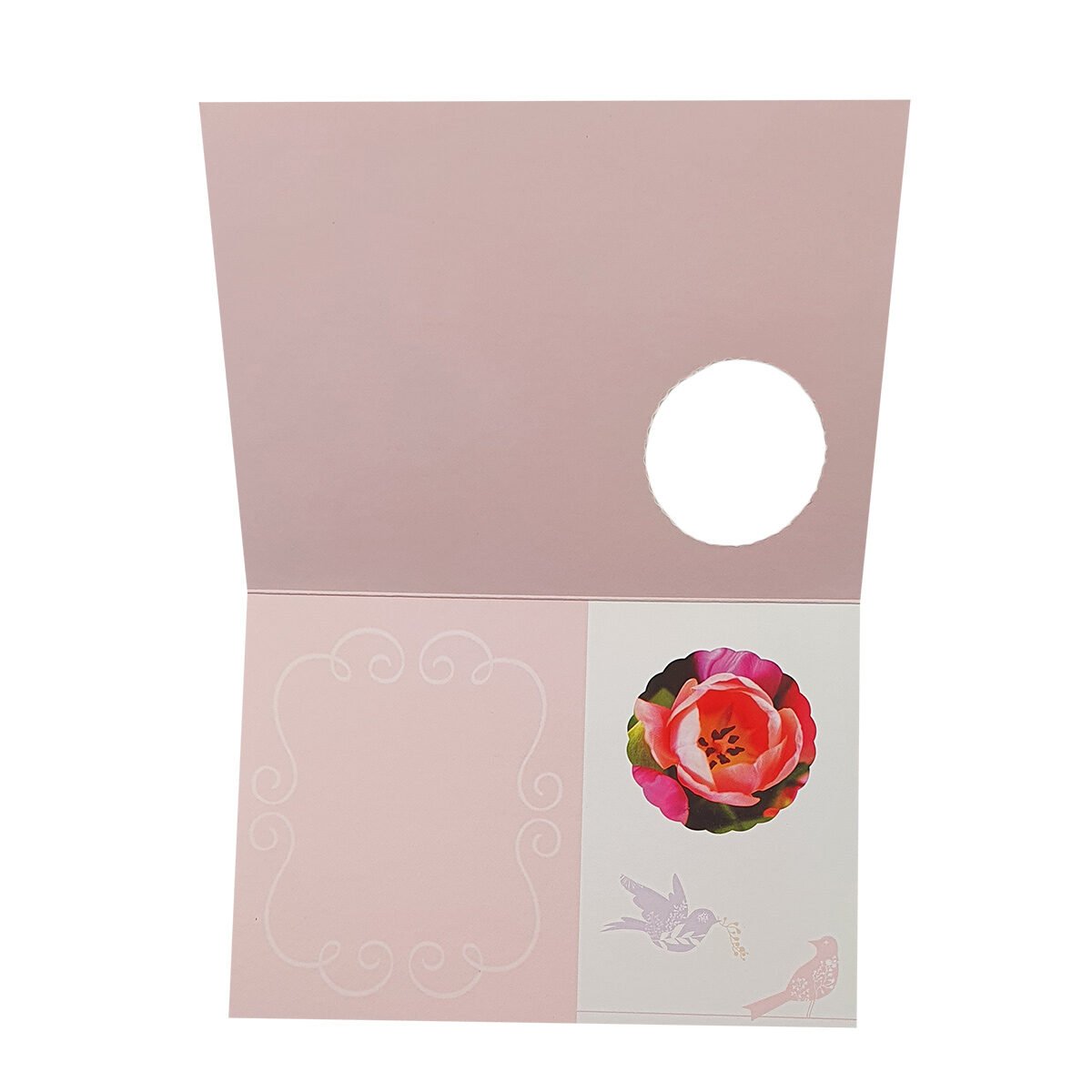 2-fold postcard for any occasion of L 15.0 X l 10.5 cm folded with Hublot envelope