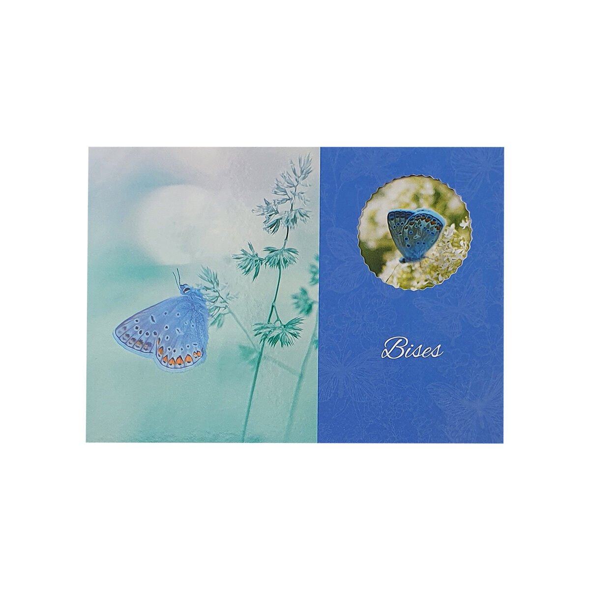 2-fold postcard for any occasion of L 15.0 X l 10.5 cm folded with Hublot envelope