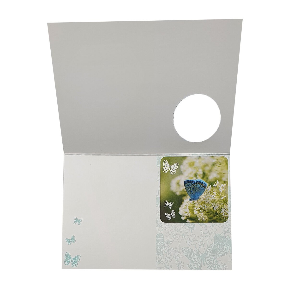 2-fold postcard for any occasion of L 15.0 X l 10.5 cm folded with Hublot envelope