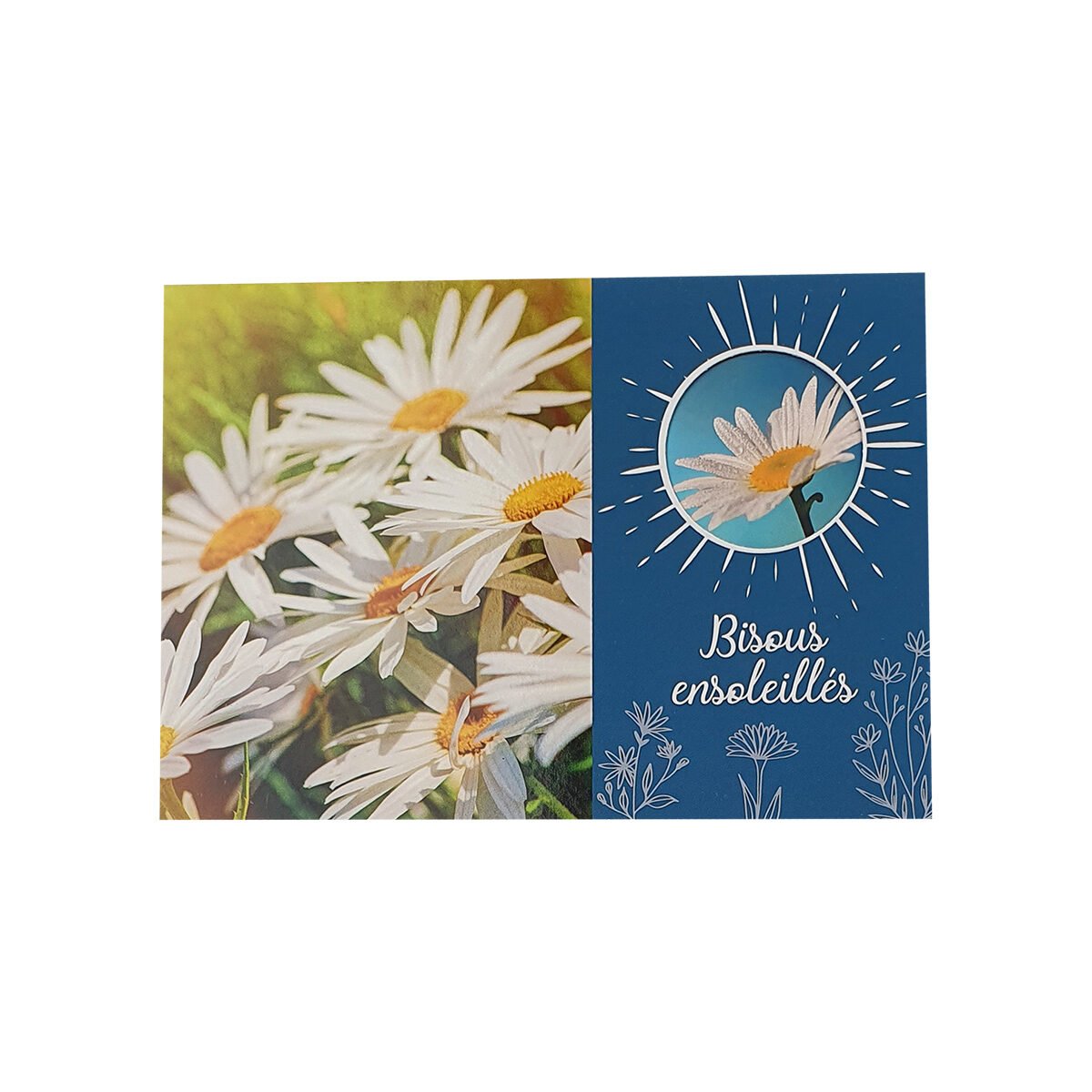 2-fold postcard for any occasion of L 15.0 X l 10.5 cm folded with Hublot envelope