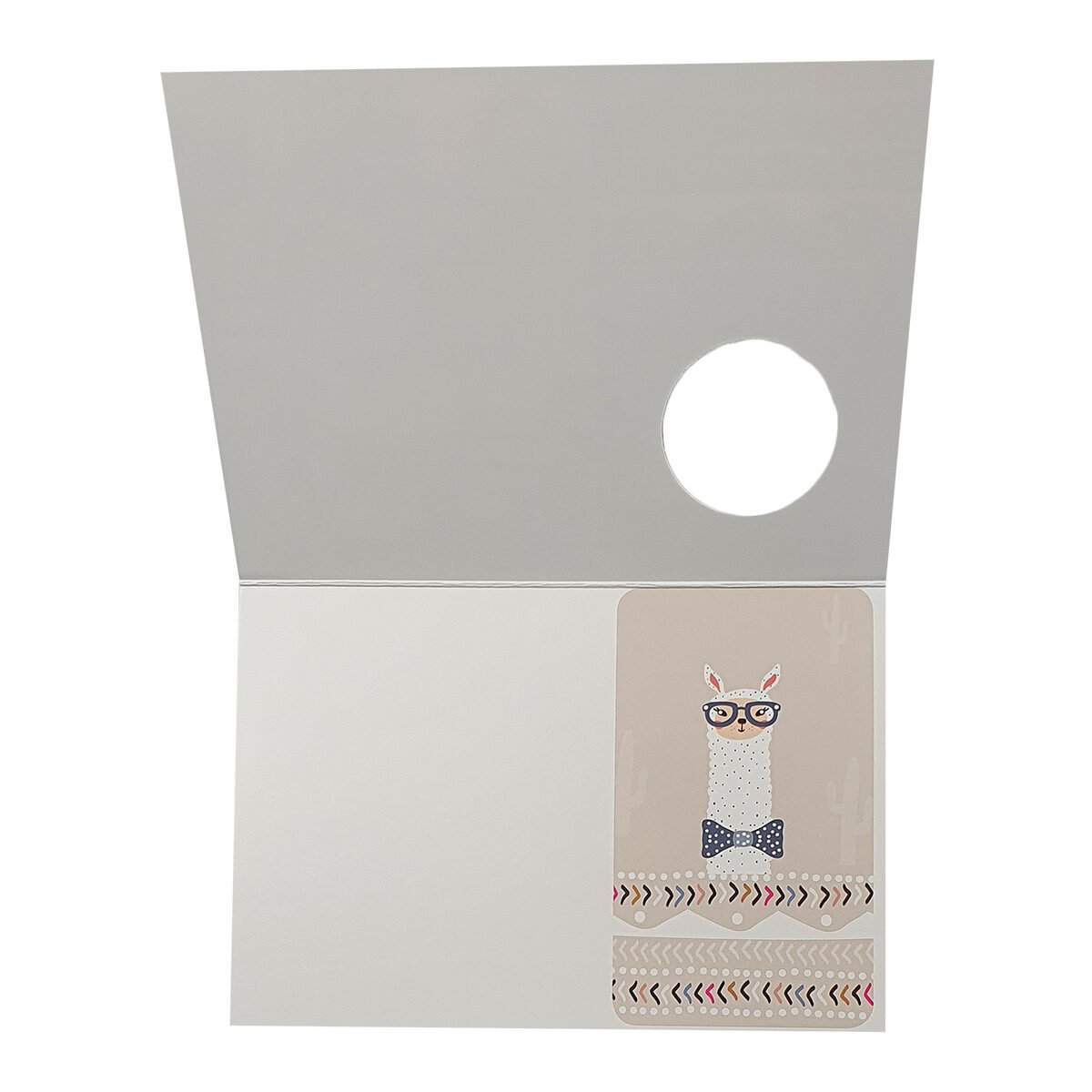 2-fold postcard for any occasion of L 15.0 X l 10.5 cm folded with Hublot envelope