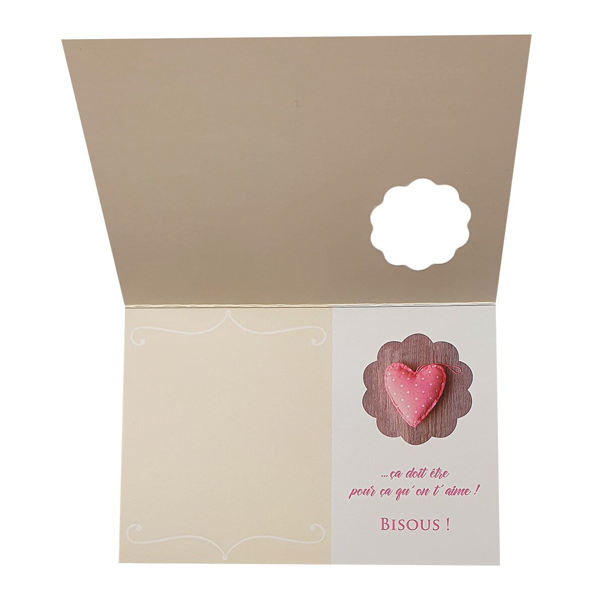 2-fold postcard for any occasion of L 15.0 X l 10.5 cm folded with Hublot envelope