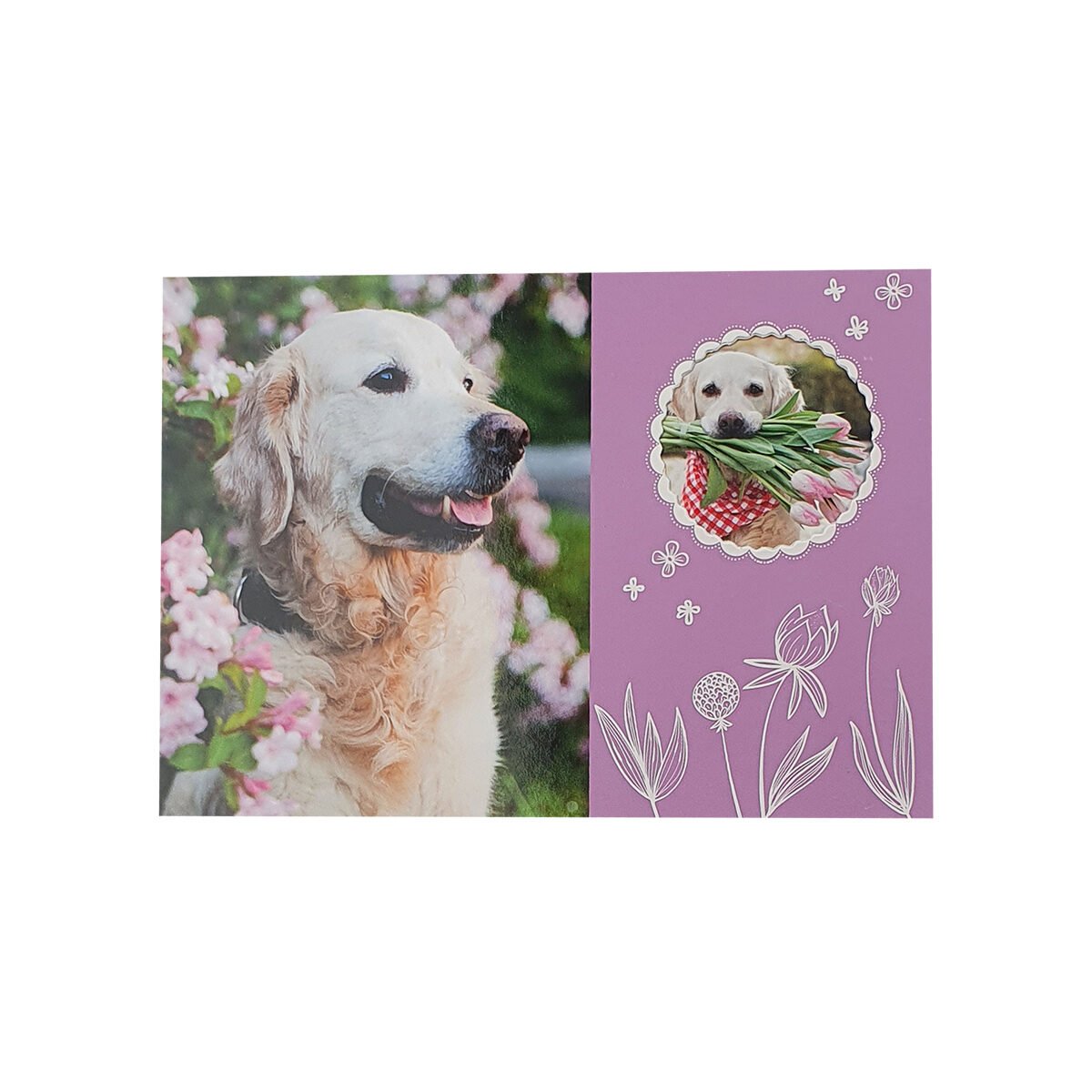 2-fold postcard for any occasion of L 15.0 X l 10.5 cm folded with Hublot envelope