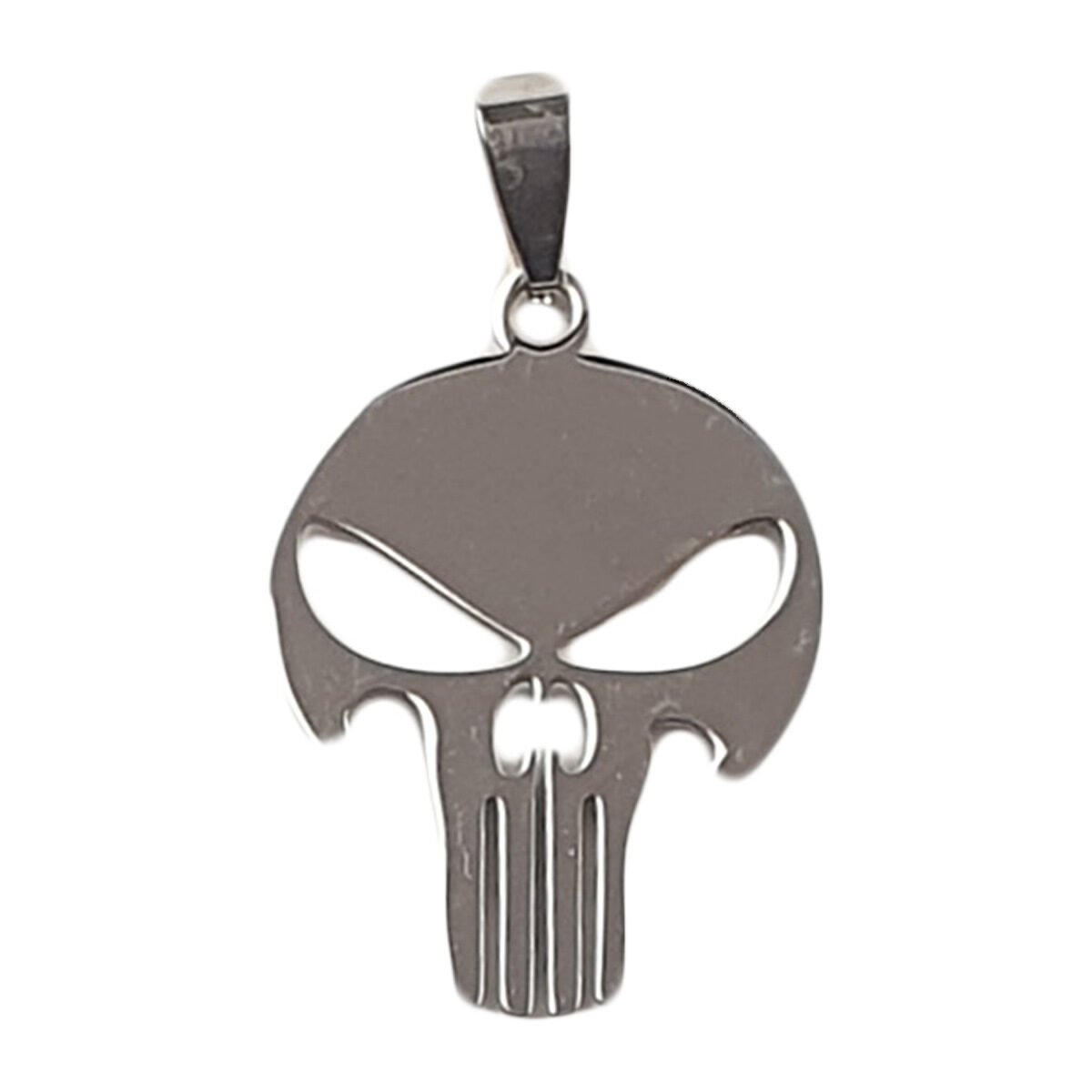 Punisher stainless steel pendant H 4.0 X l 2.5 cm