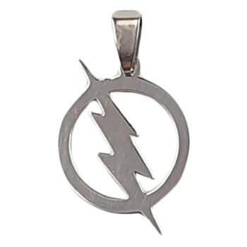 Flash stainless steel pendant H 3.0 X l 2.0 cm