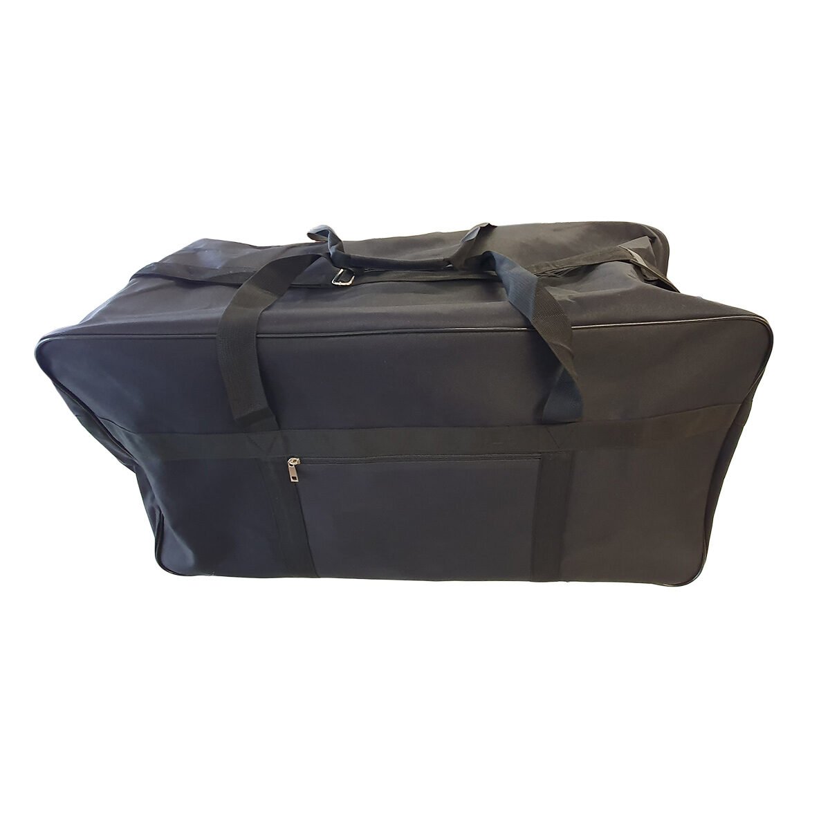 Sac de voyage en polyester noir doublé plastique L 77 x l 34 x H 40 cm avec bandoulière réglable