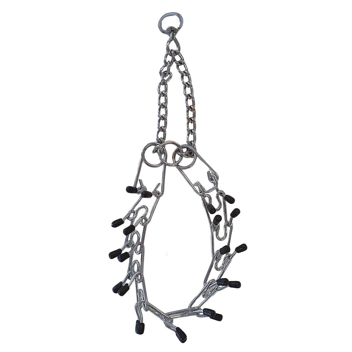 Collier étrangleur Torquatus en métal L 58 cm pour chien Love Story