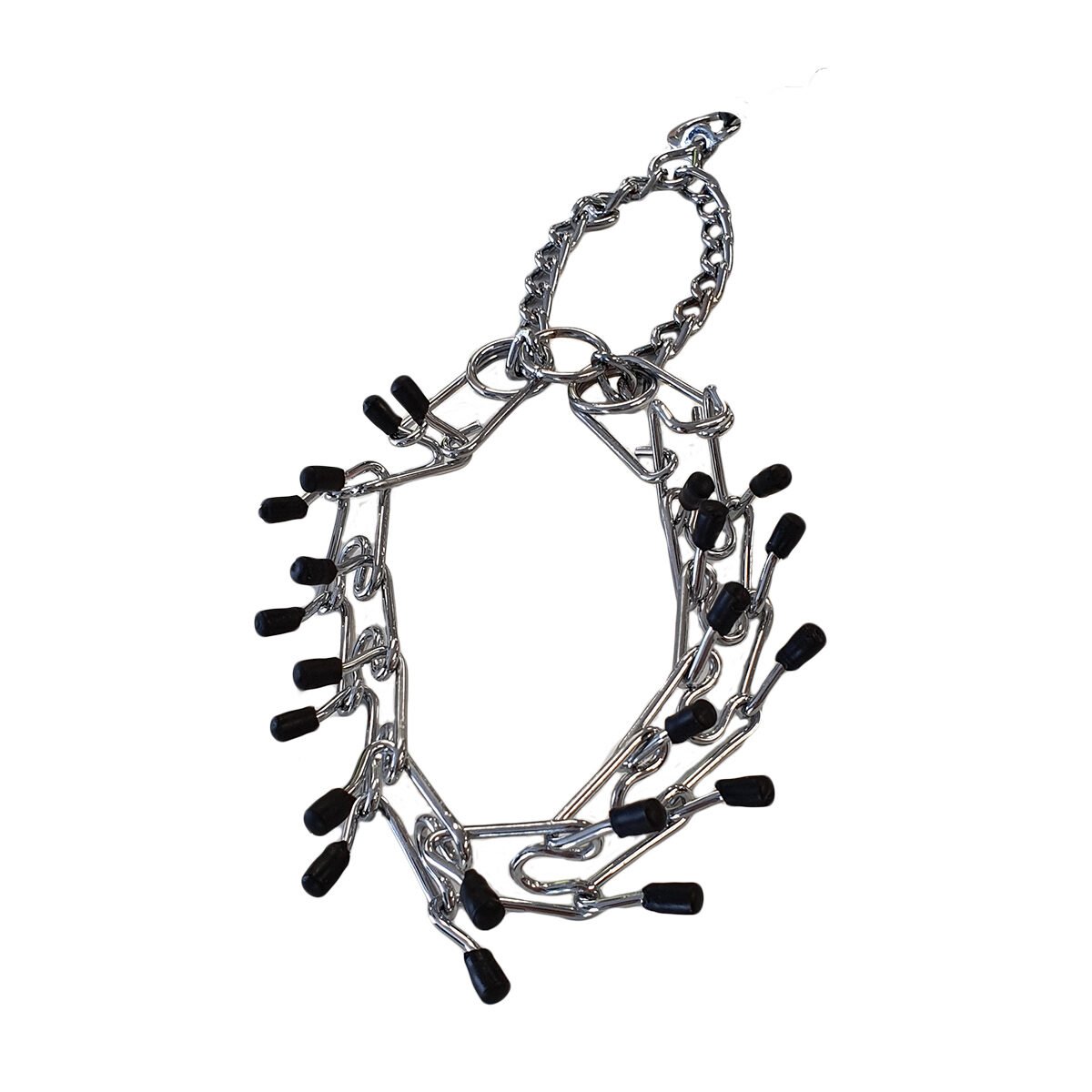 Collier étrangleur Torquatus en métal L 58 cm pour chien Love Story