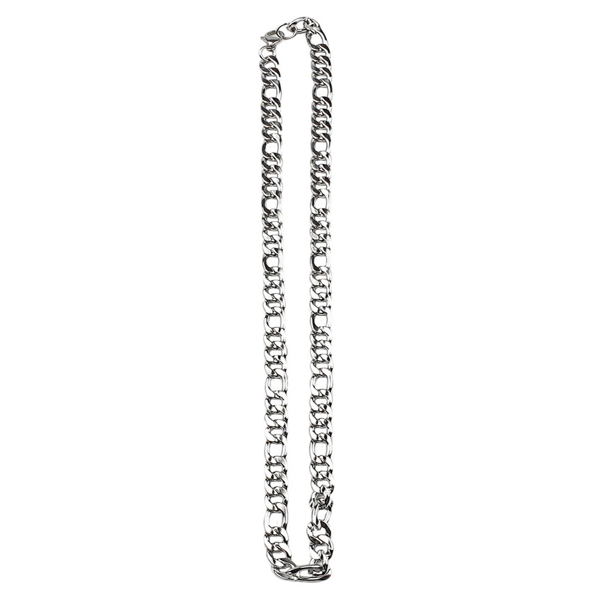 Chaîne acier inoxydable maille Figaro 1+3 L 55 X 0.9 cm