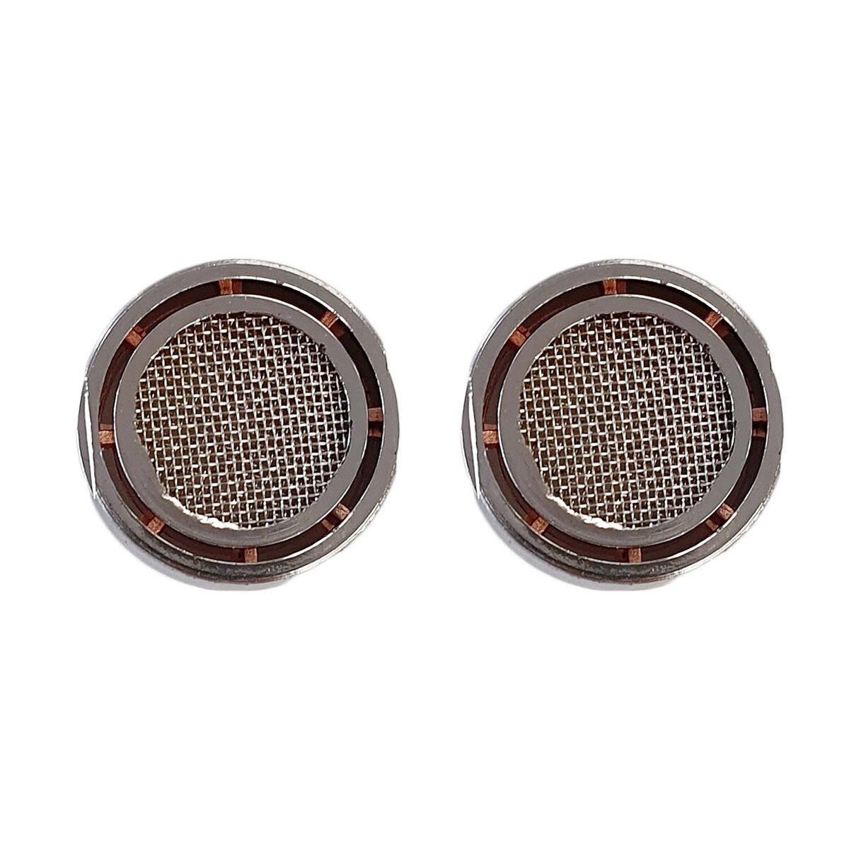 Lot de 2 filtres à robinet en vis extérieure avec 2 joints