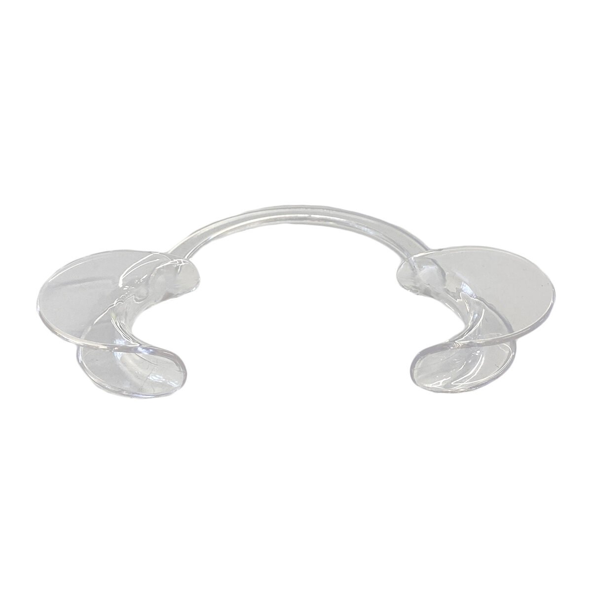 Set of 4 transparent plastic mouth spacers