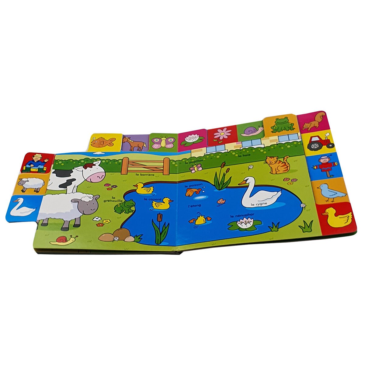 Livre cartonné imagier Mes premiers mots : à la campagne pages Caramel