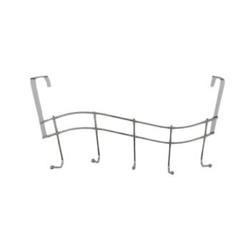 Coat rack for metal door 5 hooks