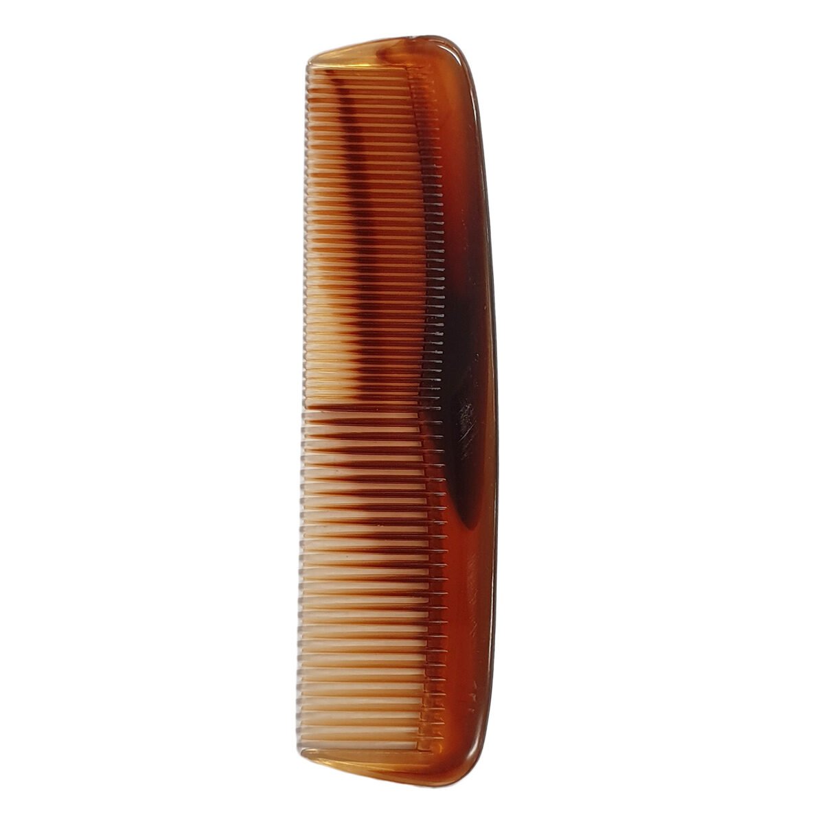 Brown plastic double pocket hair comb C'est Tout Moi!