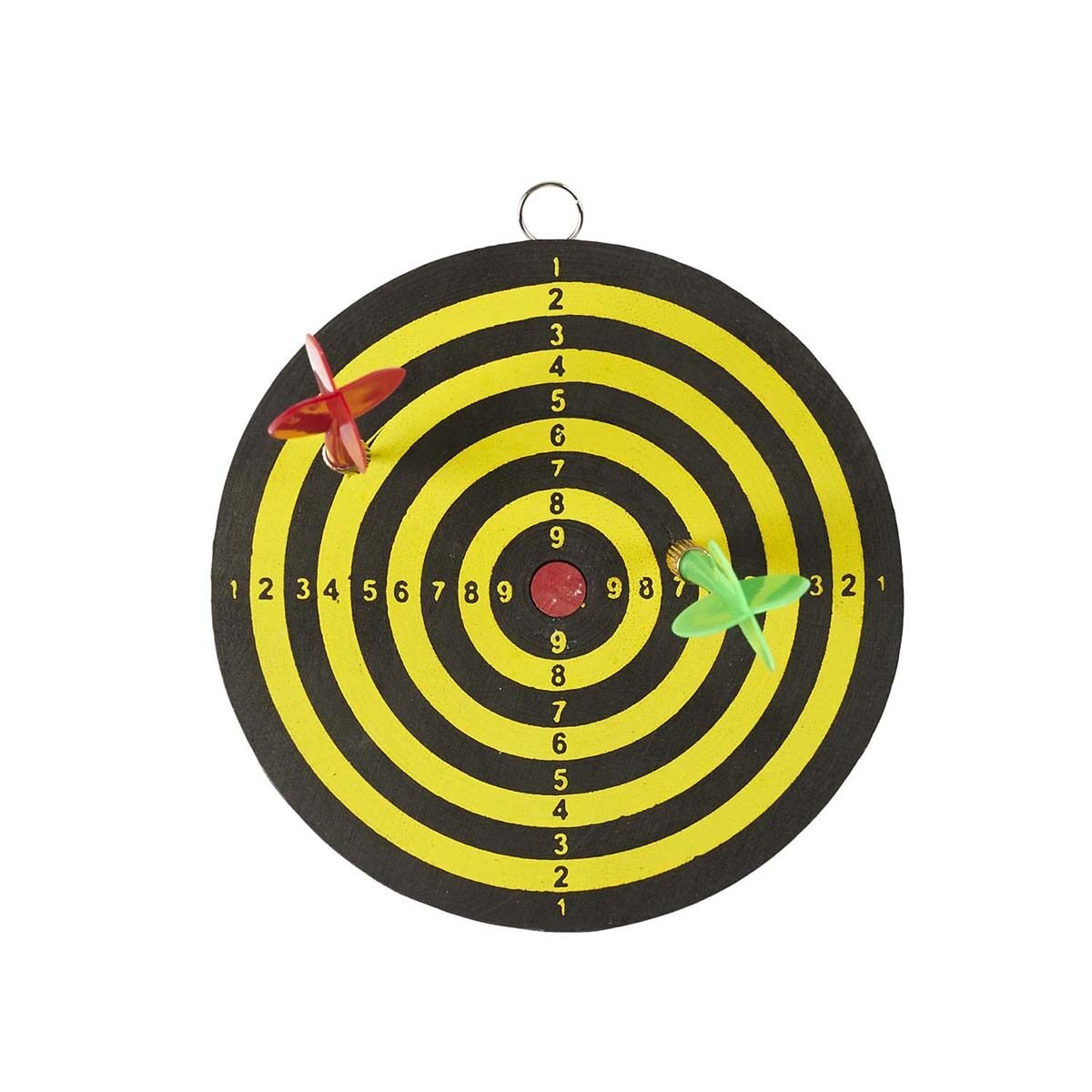 PM dartboard with double-sided wooden target + 2 Mister Gadget darts