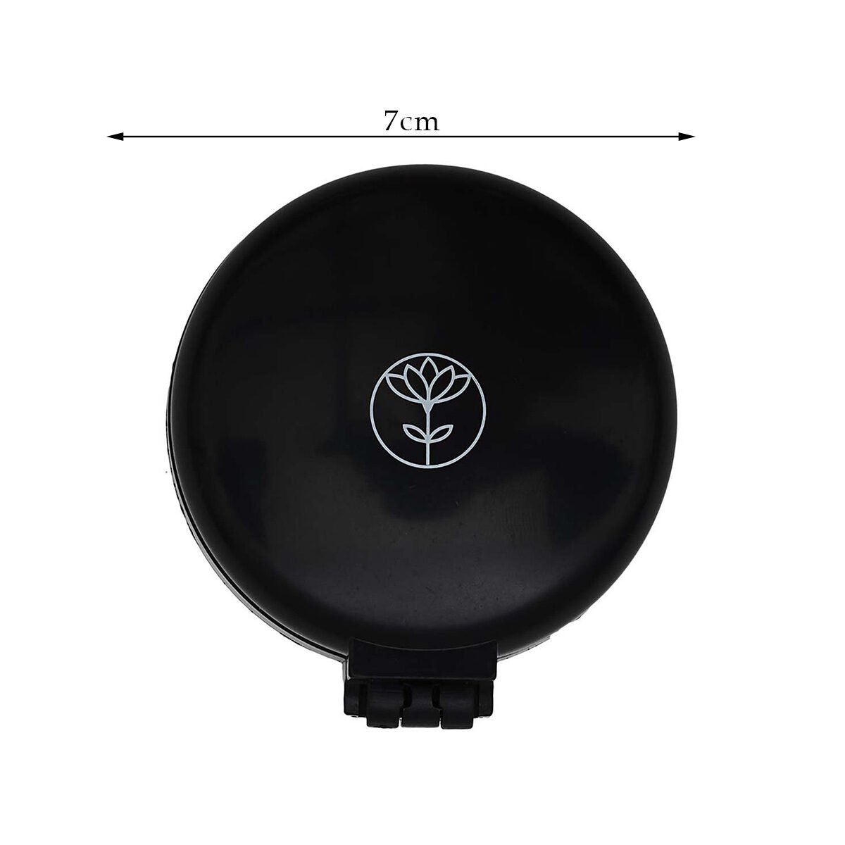 Cosmetic Club 2 in 1 Round Foldable Hairbrush with Mirror