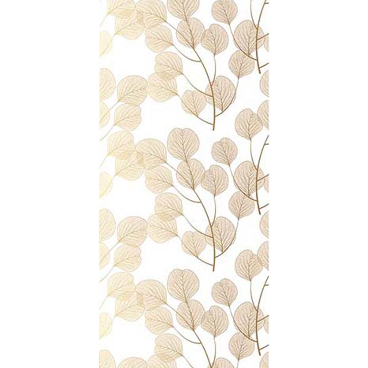 Sticker décoratif meuble Feuilles dorées en rouleau L 250 X l 45 cm Home Deco Factory