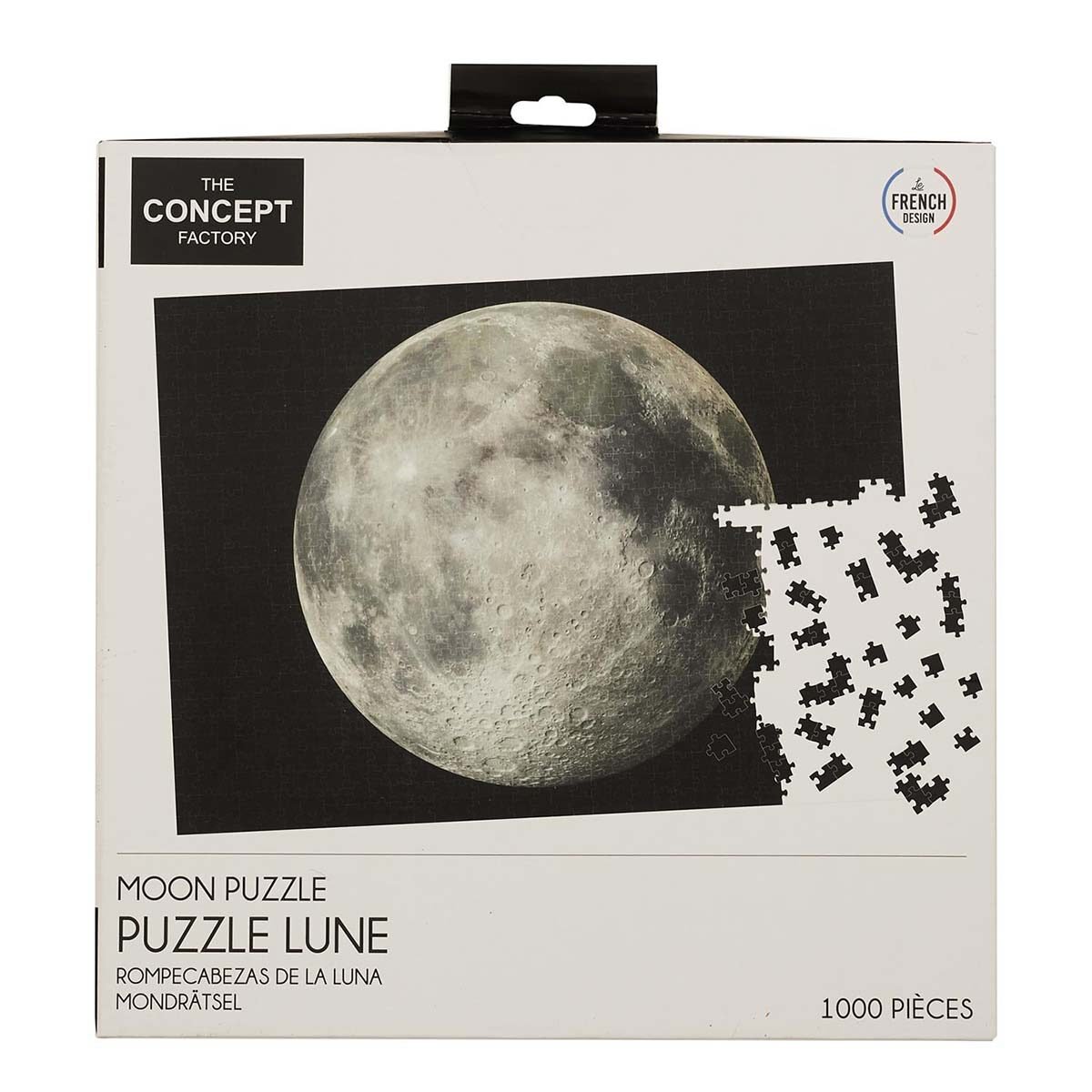 Puzzle Lune noir/blanc 1000 pièces The Concept Factory