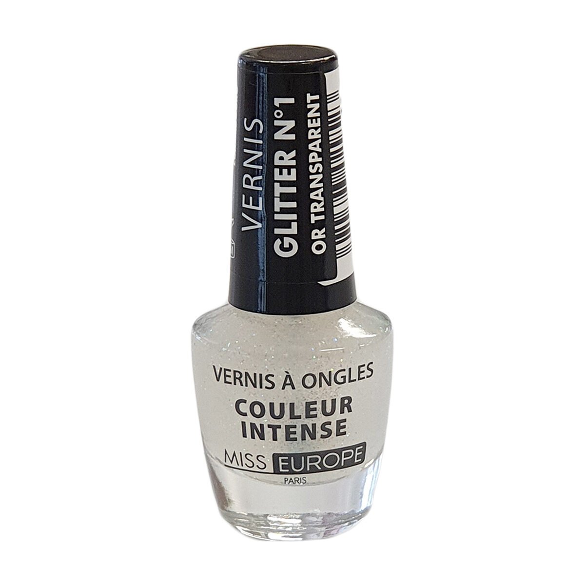 Vernis à ongles Glitter n°01 Or transparent 11 ml Miss Europ