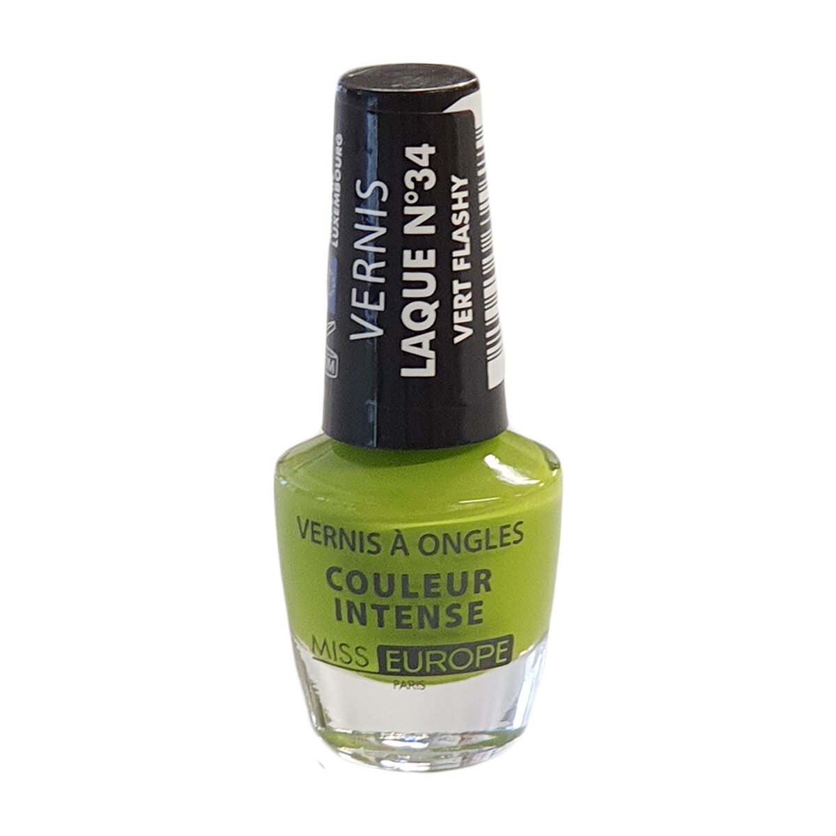 Nail polish Lacquer n°34 Flashy green 11 ml Miss Europ