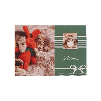 Carte postale 2 volets pour toute occasion de L 15.0 X l 10.5 cm pliée avec enveloppe Hublot