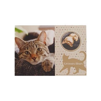 Carte postale 2 volets pour toute occasion de L 15.0 X l 10.5 cm pliée avec enveloppe Hublot